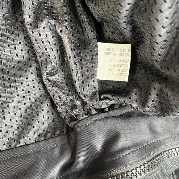 First Gear Leather Jacket Mens 42 S-Pilot Mesh Lined Biker Motorcycle Moto Coat - Picture 14 of 16